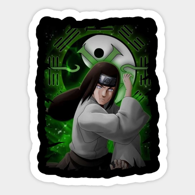 NEJI HYUGA ANIME MERCHANDISE Sticker by julii.draws